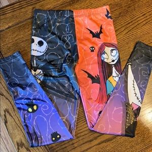 EUC Disney Nightmare Before Christmas leggings s